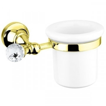 Стакан Cezares OLIMP-TUM-03/24-Sw золото/Swarovski