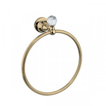 Полотенцедержатель Cezares Olimp OLIMP-RN-02-Sw бронза/Swarovski