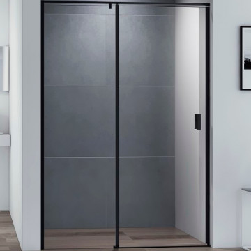 Душевая дверь Cezares Urban URBAN-B-12-120-C-NERO 120х195 черный матовый/прозрачное