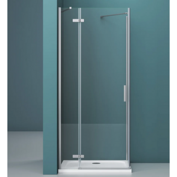 Душевая дверь BelBagno Kraft KRAFT-60/40-C-Cr-L 100 хром/прозрачный