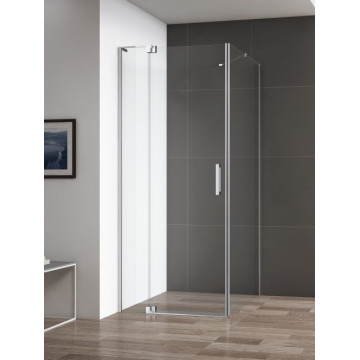 Душевая дверь Cezares Slider SLIDER-80/90-GL-FIX/DOR-GRIGIO 80 серое
