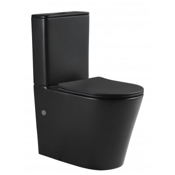 Унитаз-компакт SantiLine SL-5026MB черный матовый