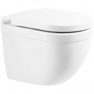 Унитаз подвесной BelBagno Senso-R BB017CHR/BB865SC с сиденьем Микролифт