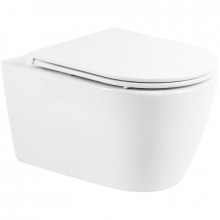 Унитаз подвесной BelBagno Marino BB105CHR/BB870SC с сиденьем Микролифт