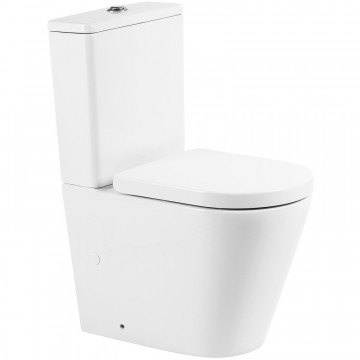 Унитаз-компакт BelBagno Flay-R BB2149CPR/BB2149T/BB865SC с бачком и сиденьем Микролифт