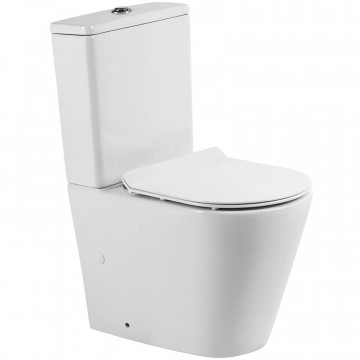 Унитаз-компакт BelBagno Flay-Tor BB2149CP-TOR/BB2149T/BB2111SC с бачком и сиденьем Микролифт