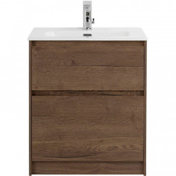 Тумба под раковину напольная BelBagno Kraft KRAFT39-800/390-2C-PIA-RT Rovere Tabacco