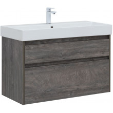 Тумба с раковиной Aquanet Nova Lite 291827 100 дуб рошелье