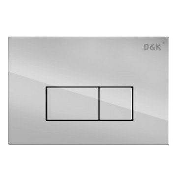 Кнопка смыва для унитазов D&K Rhein DB1499001 хром