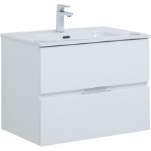Тумба с раковиной Aquanet Алвита new 70 306154 белый матовый