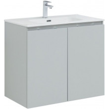 Тумба с раковиной Aquanet Алвита new 80 273984 серый