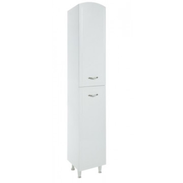 Пенал Bellezza Амелия 35 7702 с бельевой корзиной белый