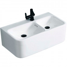 Раковина Cerutti SPA Double Como CT9700 75х40 белая