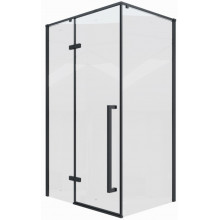 Душевой уголок Cerutti SPA C1A 120x90 черный/прозрачное