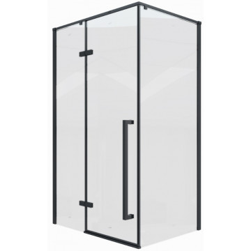 Душевой уголок Cerutti SPA C1A 120x90 черный/прозрачное