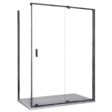 Душевой уголок Cerutti SPA Premiata В120-8 120x90 черный/прозрачное