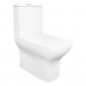 Унитаз-компакт Azario Fresco AZ-8302 безободковый, с быстросъемным сиденьем микролифт