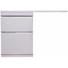 Тумба с раковиной Style Line El Fante Даймонд СС-00000559/СС-00002388 120 белый