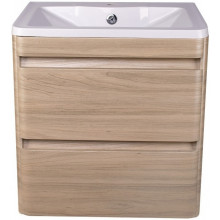 Тумба с раковиной Style Line El Fante Атлантика СС-00002217/СС-00002203 60 ясень перламутр