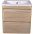 Тумба с раковиной Style Line El Fante Атлантика СС-00002217/СС-00002203 60 ясень перламутр