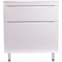 Тумба с раковиной Style Line El Fante Бергамо мини СС-00002314/СС-00002297 80 Люкс антискрейтч белый