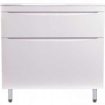 Тумба с раковиной Style Line El Fante Бергамо мини СС-00002361/СС-00002360 90 Люкс антискрейтч белый