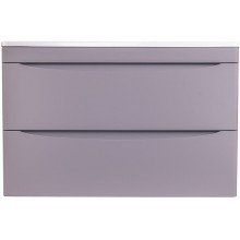 Тумба с раковиной Style Line Бергамо мини СС-00002365/СС-00002360 90 Люкс Plus серый