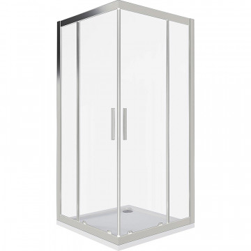 Душевой уголок Good Door Cofe CR-80-C-CH КФ00025 80x80 хром/прозрачное