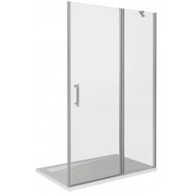 Душевая дверь Good Door Mokka WTW-130-C-WE MK00007 130 белый/прозрачное