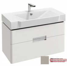 Тумба с раковиной Jacob Delafon Reve EB1135-R-G72/E4803-00 80 белая глина блестящая