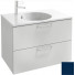 Тумба с раковиной Jacob Delafon Odeon Rive Gauche EB2522-R5-M88/EXAW112-Z-00 80 морской синий матовый/ручки хром