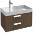 Тумба с раковиной Jacob Delafon Rythmik EB1303-G80/EXO112-00 80 светло-коричневый лак