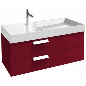 Тумба с раковиной Jacob Delafon Rythmik EB1304-R3/EXN112-Z-00 100 малиновый лак