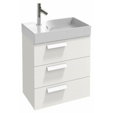 Тумба с раковиной Jacob Delafon Rythmik EB1306-G1C/EXR112-Z-00 60 белый блестящий лак