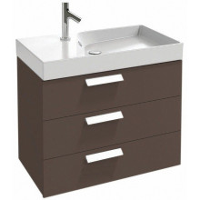 Тумба с раковиной Jacob Delafon Rythmik EB1308-G80/EXP112-Z-00 80 светло-коричневый лак