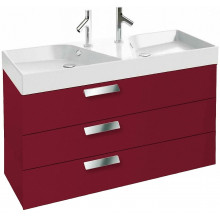 Тумба с раковиной Jacob Delafon Rythmik EB1311-R3/EXM112-Z-00 120 малиновый лак