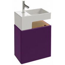 Тумба с раковиной Jacob Delafon Terrace EB1178-F26/EGA012-00 50 сливовый глянец