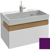 Тумба с раковиной Jacob Delafon Terrace EB1186-F26/EXD112-00 80 сливовый лак