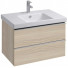 Тумба с раковиной Jacob Delafon Odeon Up EB895-E19/E4796-00 80 дуб шампань