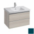 Тумба с раковиной Jacob Delafon Odeon Up EB895-M85/E4796-00 80 сине-зеленый