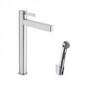 Смеситель для раковины Hansgrohe Finoris 260 с гигиеническим душем 76220000 хром
