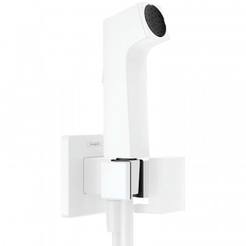 Гигиенический душ Hansgrohe E1 jet EcoSmart+ со смесителем 29233700 белый