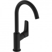 Смеситель для раковины Hansgrohe Logis 71130000 черный матовый