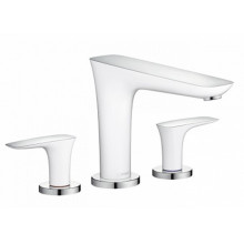 Смеситель для ванны Hansgrohe PuraVida HG 15 448 400 белый хром