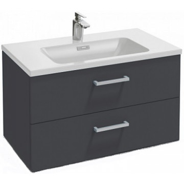 Тумба с раковиной Jacob Delafon Vox EB2078-R2-442/EXAE112-Z-00 80 серый антрацит