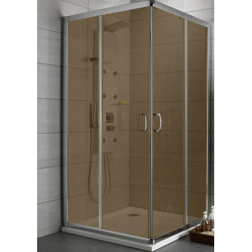Душевой уголок Radaway Premium Plus D 30435-01-08N 120х80 хром/коричневое