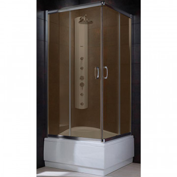 Душевой уголок Radaway Premium Plus C 30461-01-08N 80х80 хром/коричневое
