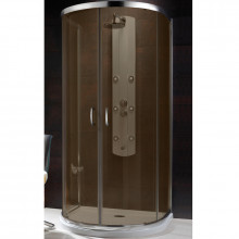 Душевой уголок Radaway Premium Plus P 33300-01-08N 100х90 хром/коричневое