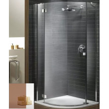 Душевой уголок Radaway Almatea PDJ 30602-01-08N L 90х90 хром/коричневое