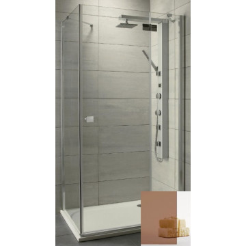 Душевой уголок Radaway Almatea KDJ 32148-01-08NR 90х80 хром/коричневое